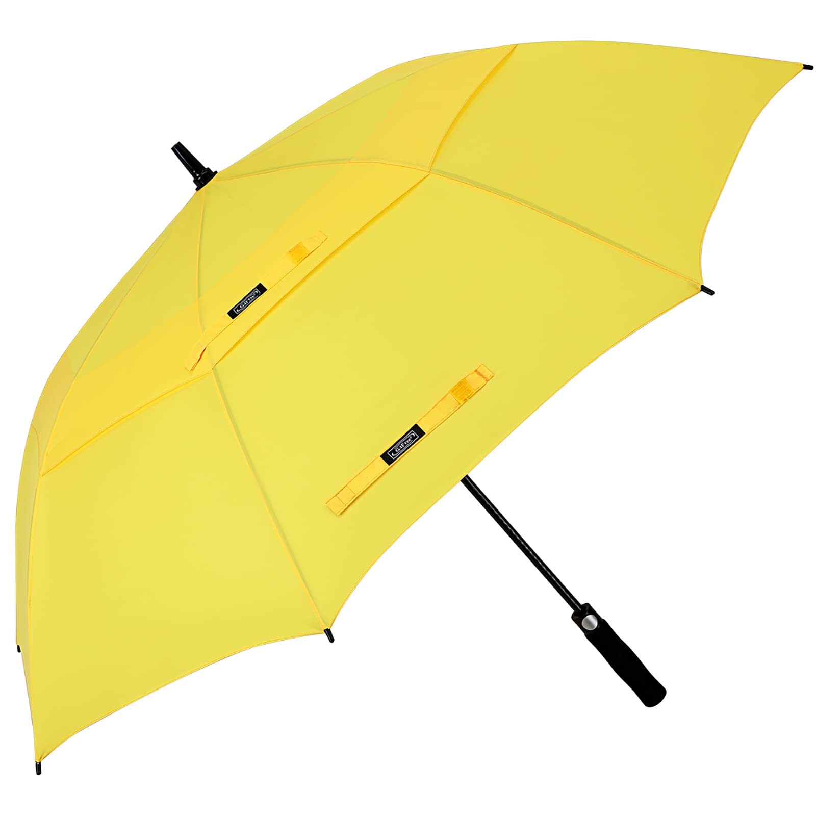 G4Free - G4Free Automatic Open Golf Umbrella Double Canopy Vented Stick Umbrellas -TN22A051A-D02V638A-D01V066A-TN22A051B-D02V638B