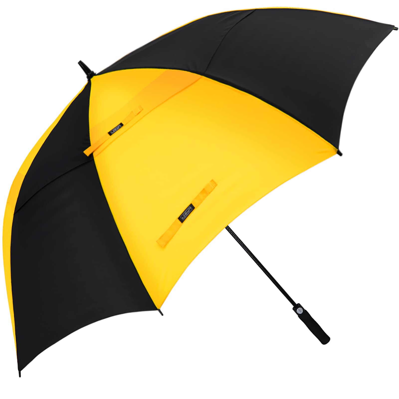 G4Free - G4Free Automatic Open Golf Umbrella Double Canopy Vented Stick Umbrellas -TN22A051A-D02V638A-D01V066A-TN22A051B-D02V638B