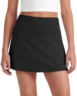 G4Free - G4Free BareFeel High Waisted Tennis Skirt for Girls with Built-in Shorts & Pockets -GF26HG932A001A-S-GF26HG932A001B-M-GF26HG932A001C-L-GF26HG932A001D-XL-GF26HG932A001E-XXL