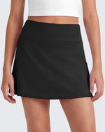 G4Free - G4Free BareFeel High Waisted Tennis Skirt for Girls with Built-in Shorts & Pockets -GF26HG932A001A-S-GF26HG932A001B-M-GF26HG932A001C-L-GF26HG932A001D-XL-GF26HG932A001E-XXL