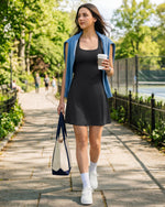 G4Free - G4Free BareFeel Racerback Tennis Dress with Built in Bra & Shorts -GF26V999A001A-S-GF26V999A001B-M-GF26V999A001C-L-GF26V999A001D-XL-GF26V999A001F-XS