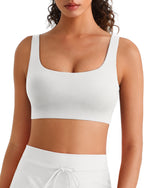 G4Free - G4Free BareFeel Square Neck Sports Bra – Non Padded U Back -GF26C965A001A-S