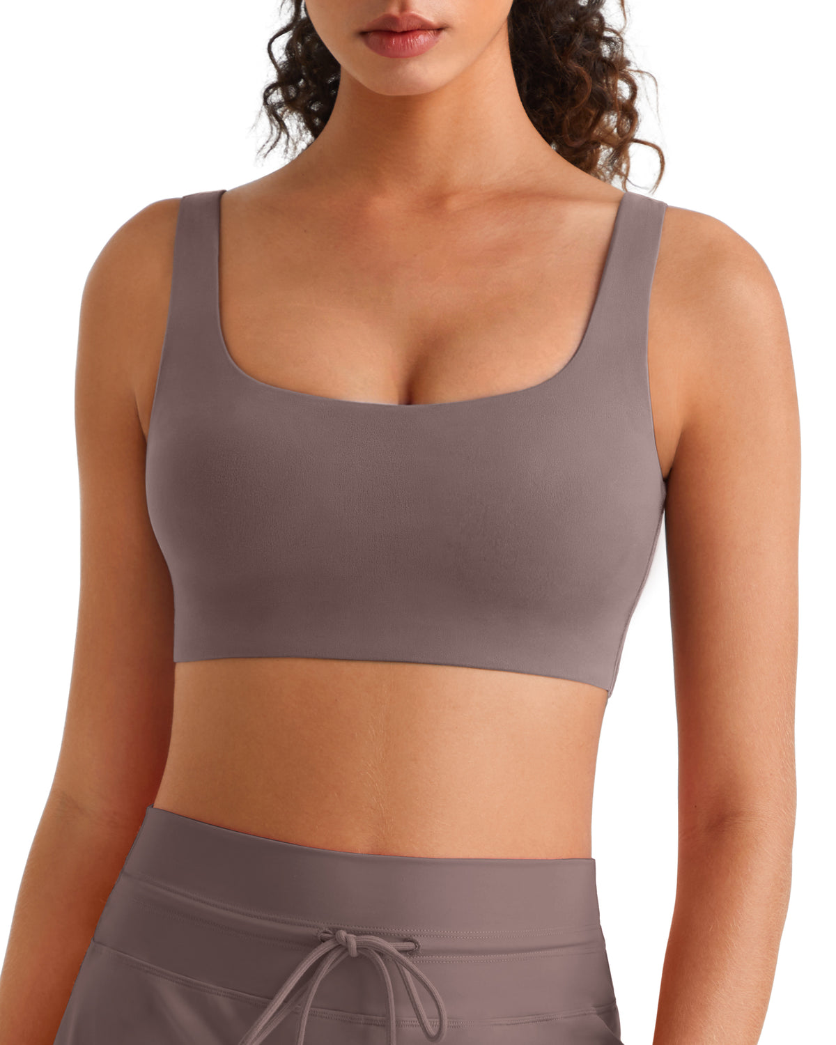 G4Free - G4Free BareFeel Square Neck Sports Bra – Non Padded U Back -GF26C965A001A-S
