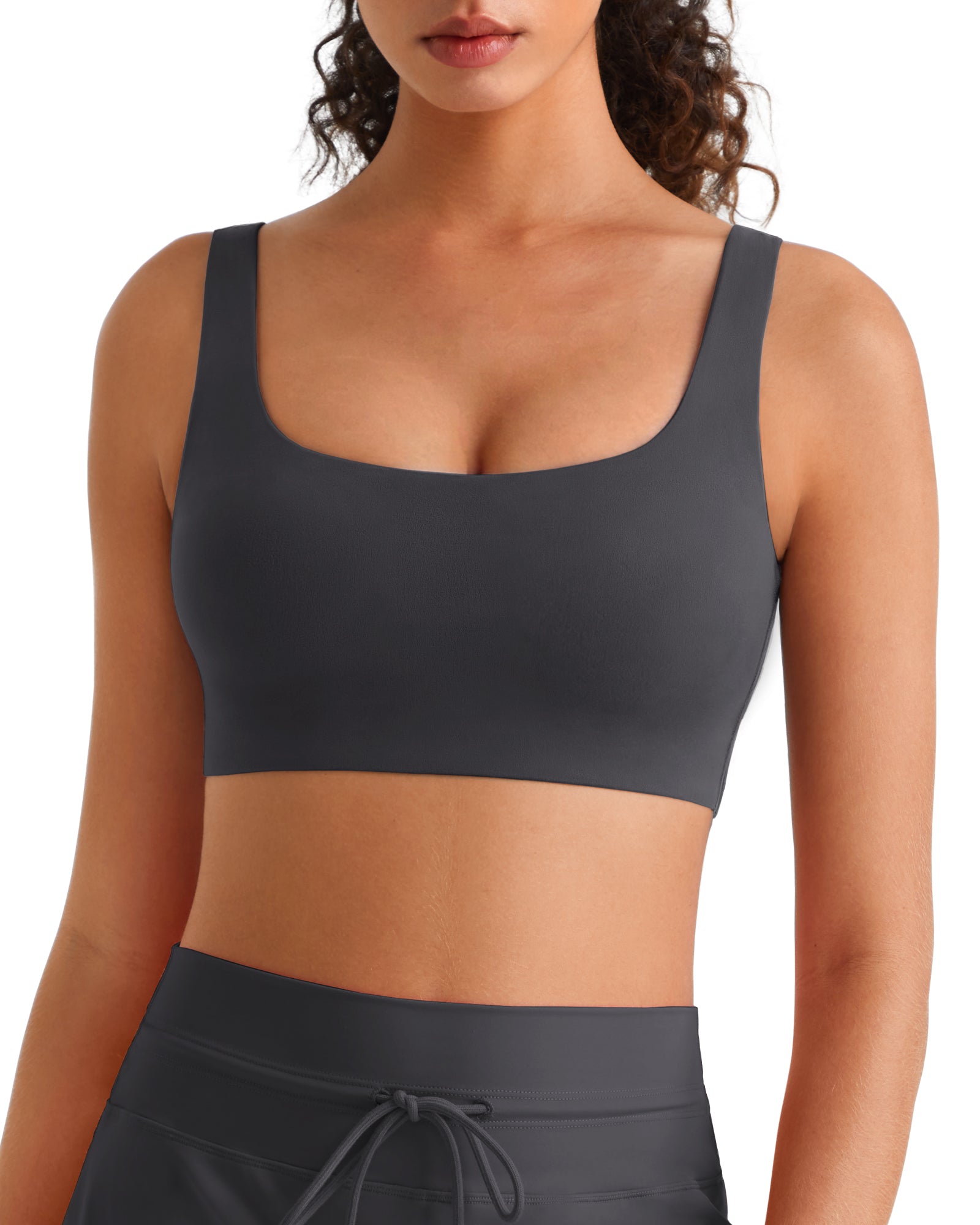 G4Free - G4Free BareFeel Square Neck Sports Bra – Non Padded U Back -GF26C965C001A-S