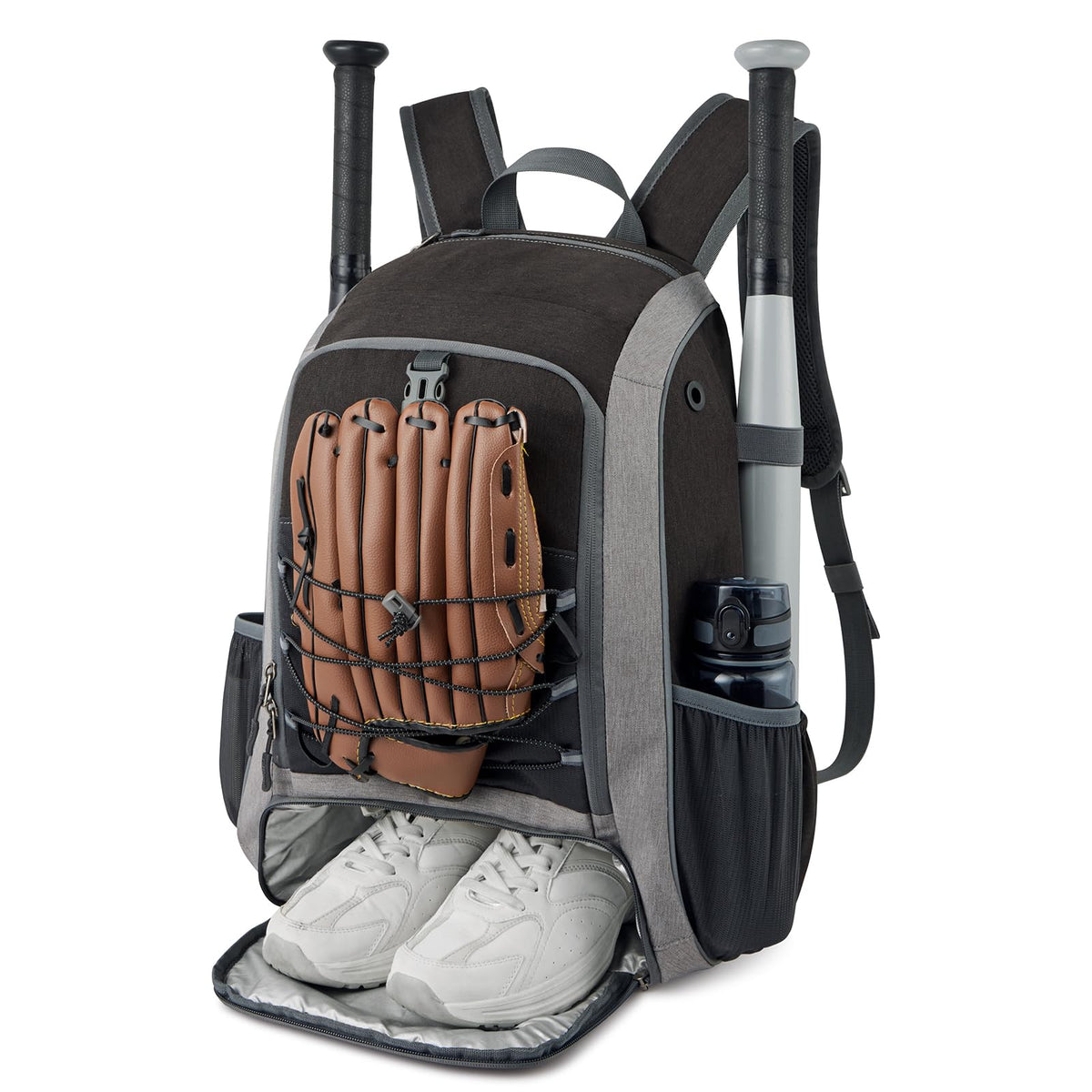 G4Free - G4Free Baseball Bag, Softball Backpack with Shoe Compartment, Large Bat Backpack with Fence Hook -TN24B366B-TN24B366D-TN24B366A