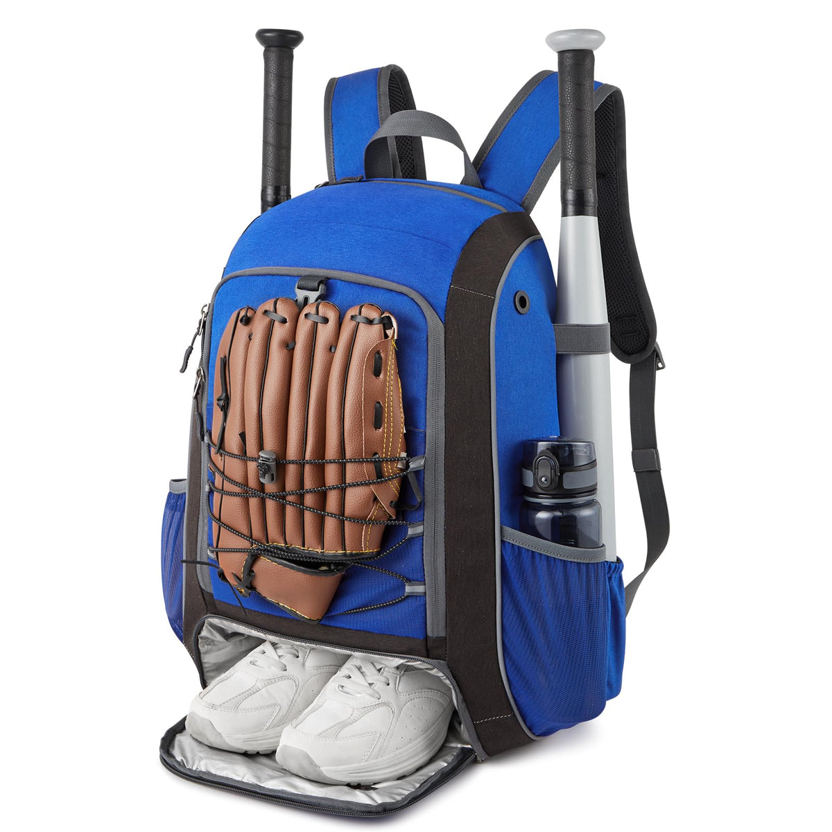 G4Free - G4Free Baseball Bag, Softball Backpack with Shoe Compartment, Large Bat Backpack with Fence Hook -TN24B366B-TN24B366D-TN24B366A
