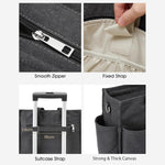 G4Free - G4Free Canvas Tote Bag with Pockets, Medium Size Crossbody Work Tote Bag -TN24B473A-TN24B473B-TN24B473C