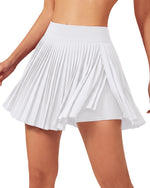 G4Free - G4Free Chillwhisp 14" Pleated Tennis Skirt with Inner Shorts Pocket -GF26H971A001A-S-GF26H971A001B-M-GF26H971A001C-L-GF26H971A001D-XL-GF26H971A001E-XXL
