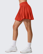 G4Free - G4Free Chillwhisp 14" Pleated Tennis Skirt with Inner Shorts Pocket -GF26H971A001A-S-GF26H971A001B-M-GF26H971A001C-L-GF26H971A001D-XL-GF26H971A001E-XXL