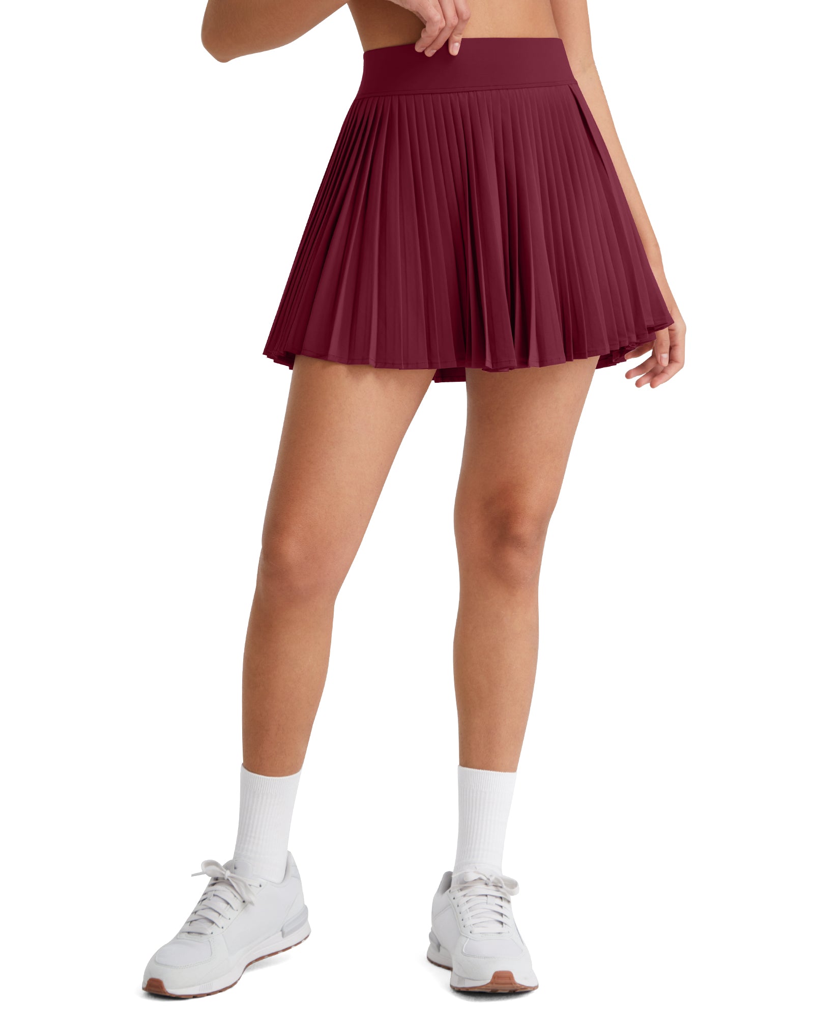 G4Free - G4Free Chillwhisp 14" Pleated Tennis Skirt with Inner Shorts Pocket -GF26H971A001A-S-GF26H971A001B-M-GF26H971A001C-L-GF26H971A001D-XL-GF26H971A001E-XXL