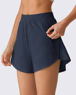 G4Free - G4Free Chillwhisp 2.5" Dolphin Hem Running Shorts with Pockets -GF26E842A001A-S-GF26E842A001B-M-GF26E842A001C-L-GF26E842A001D-XL-GF26E842A001E-XXL