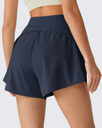 G4Free - G4Free Chillwhisp 2.5" Dolphin Hem Running Shorts with Pockets -GF26E842A001A-S-GF26E842A001B-M-GF26E842A001C-L-GF26E842A001D-XL-GF26E842A001E-XXL