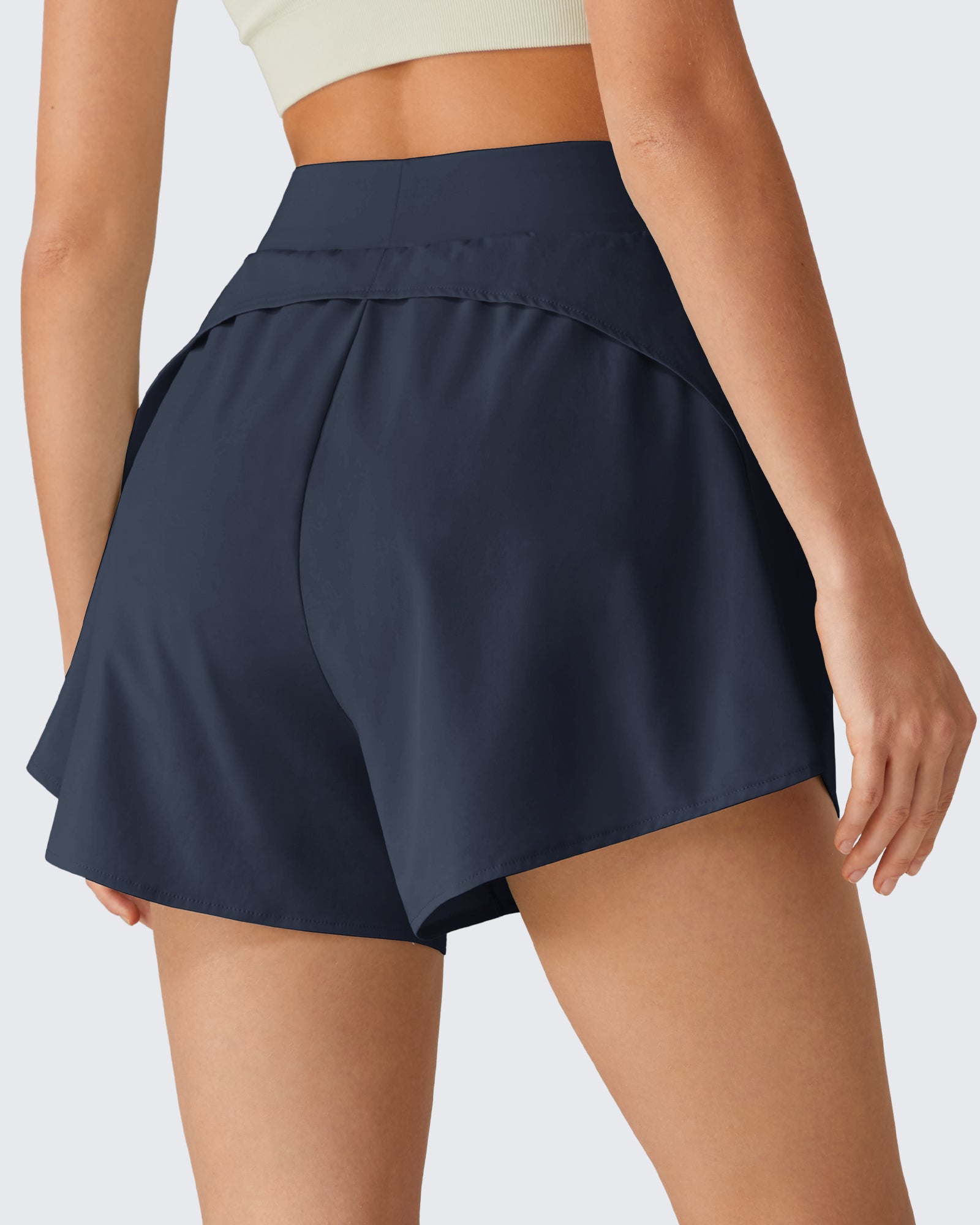 G4Free - G4Free Chillwhisp 2.5" Dolphin Hem Running Shorts with Pockets -GF26E842A001A-S-GF26E842A001B-M-GF26E842A001C-L-GF26E842A001D-XL-GF26E842A001E-XXL