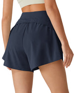 G4Free - G4Free Chillwhisp 2.5" Dolphin Hem Running Shorts with Pockets -GF26E842A001A-S-GF26E842A001B-M-GF26E842A001C-L-GF26E842A001D-XL-GF26E842A001E-XXL