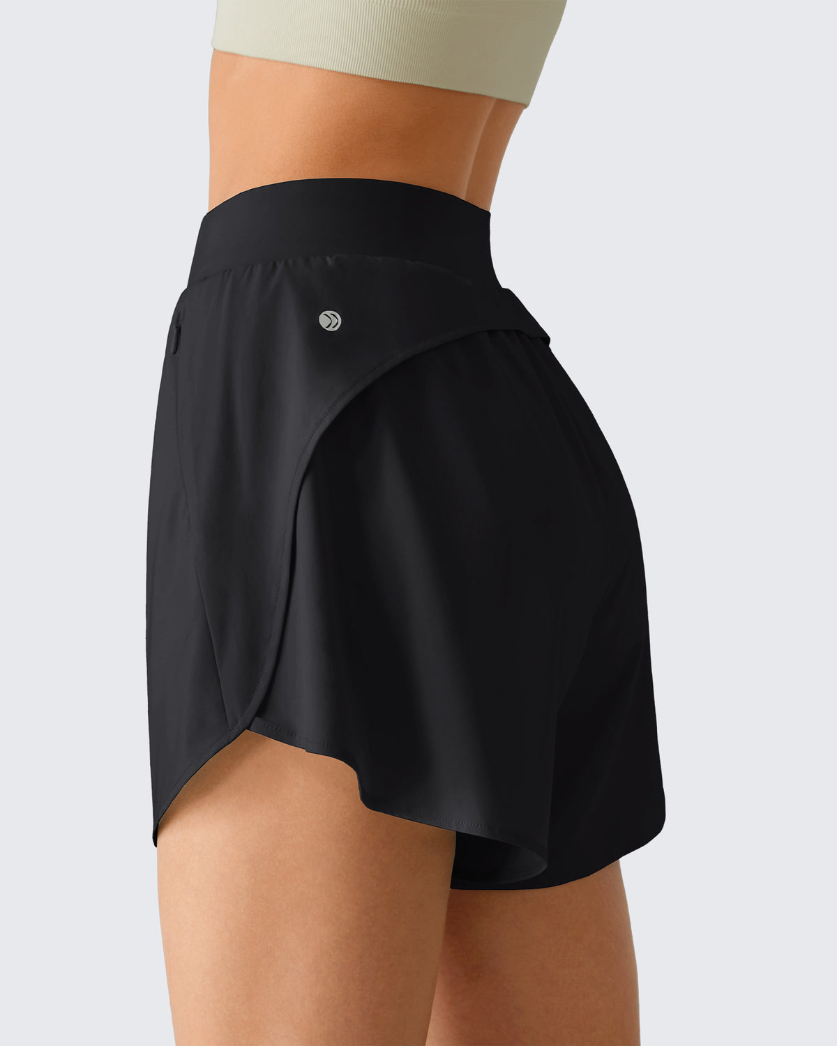 G4Free - G4Free Chillwhisp 2.5" Dolphin Hem Running Shorts with Pockets -GF26E842A001A-S-GF26E842A001B-M-GF26E842A001C-L-GF26E842A001D-XL-GF26E842A001E-XXL