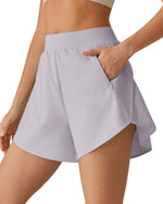 G4Free - G4Free Chillwhisp 2.5" Dolphin Hem Running Shorts with Pockets -GF26E842A001A-S-GF26E842A001B-M-GF26E842A001C-L-GF26E842A001D-XL-GF26E842A001E-XXL