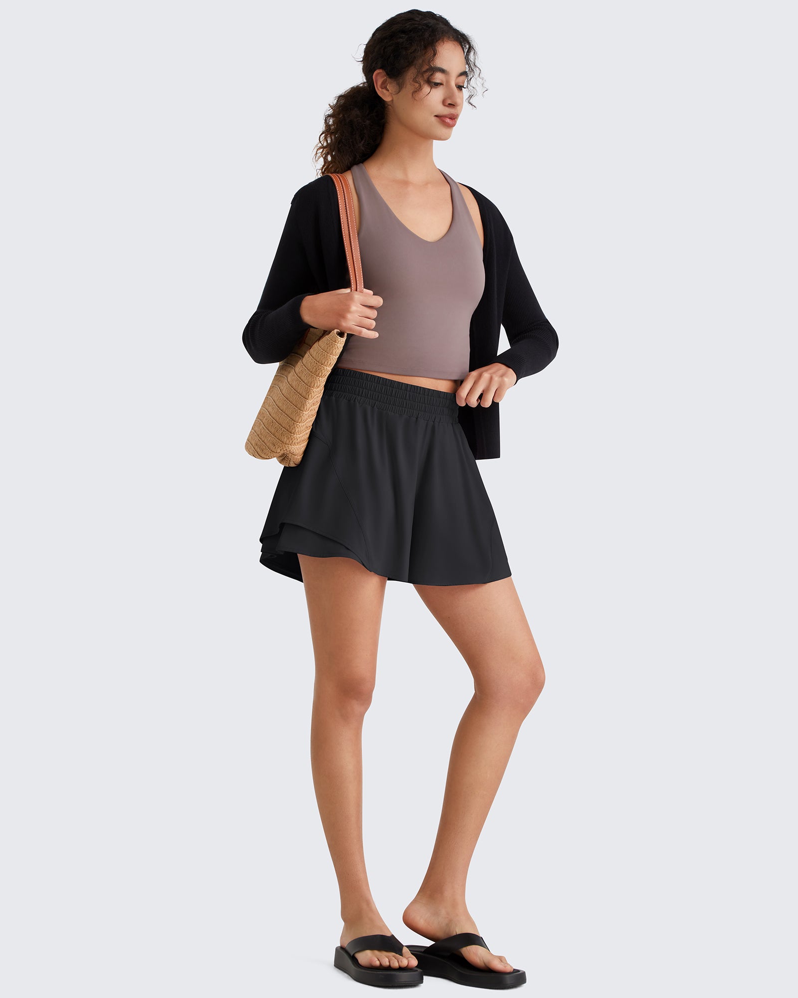 G4Free - G4Free Chillwhisp 2.5'' High Waist Running Shorts with Liner Pocket -GF26E936A001A-S-GF26E936A001B-M-GF26E936A001C-L-GF26E936A001D-XL-GF26E936A001E-XXL