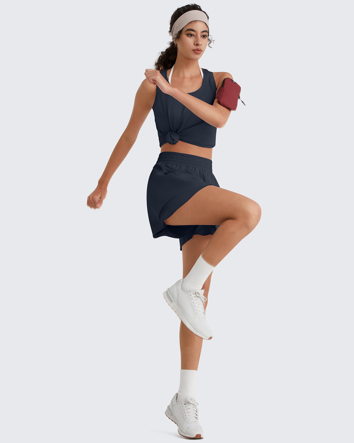G4Free - G4Free Chillwhisp 2.5'' High Waist Running Shorts with Liner Pocket -GF26E936A001A-S-GF26E936A001B-M-GF26E936A001C-L-GF26E936A001D-XL-GF26E936A001E-XXL