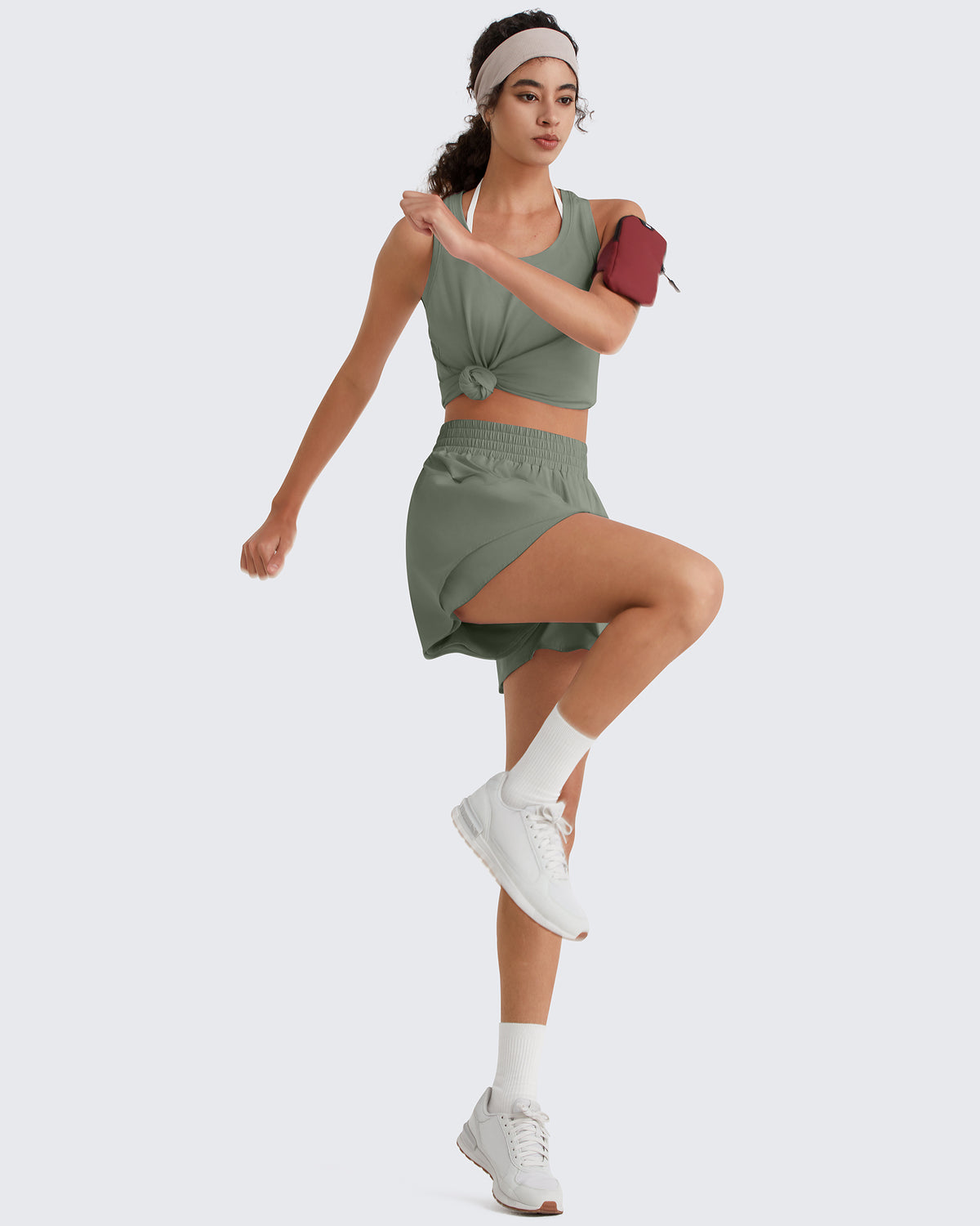 G4Free - G4Free Chillwhisp 2.5'' High Waist Running Shorts with Liner Pocket -GF26E936A001A-S-GF26E936A001B-M-GF26E936A001C-L-GF26E936A001D-XL-GF26E936A001E-XXL