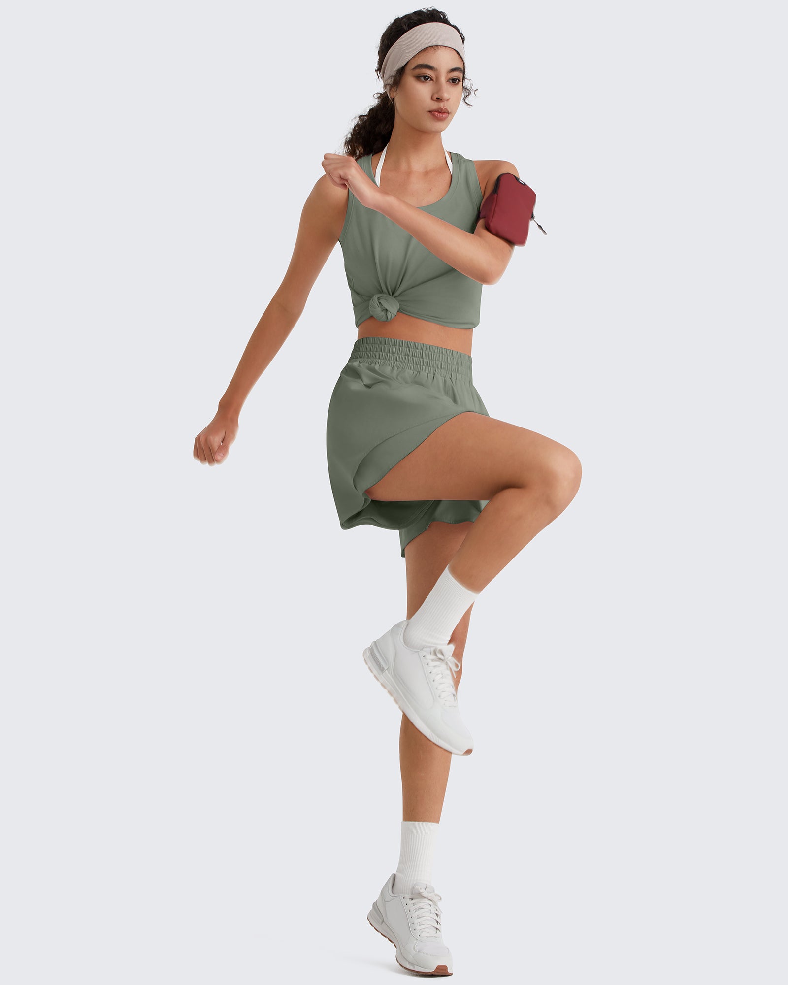 G4Free - G4Free Chillwhisp 2.5'' High Waist Running Shorts with Liner Pocket -GF26E936A001A-S-GF26E936A001B-M-GF26E936A001C-L-GF26E936A001D-XL-GF26E936A001E-XXL