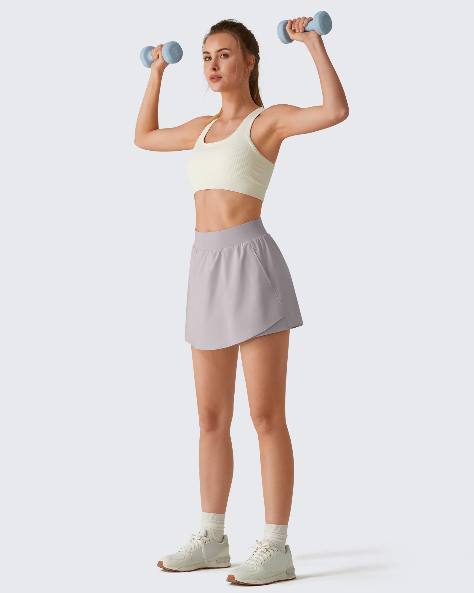 G4Free - G4Free Chillwhisp 2" Tennis Skort with Pockets -GF26E889A001A-S-GF26E889A001B-M-GF26E889A001C-L-GF26E889A001D-XL-GF26E889A001E-XXL