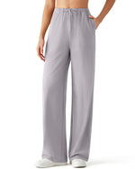 G4Free - G4Free Chillwhisp Drawstring Wide Leg Pants -GF26J874A001A-S-GF26J874A001B-M-GF26J874A001C-L-GF26J874A001D-XL-GF26J874A001E-XXL