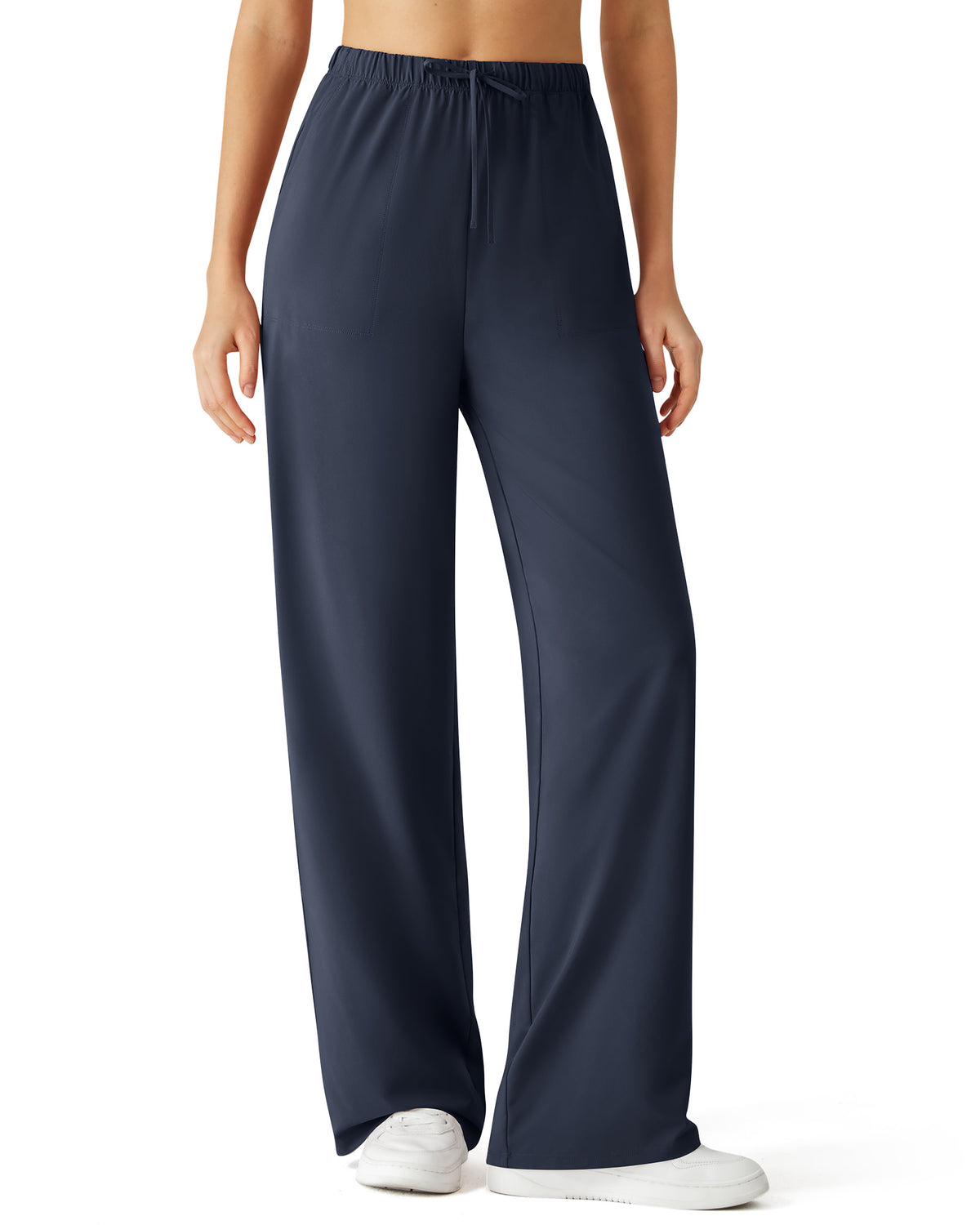 G4Free - G4Free Chillwhisp Drawstring Wide Leg Pants -GF26J874A001A-S-GF26J874A001B-M-GF26J874A001C-L-GF26J874A001D-XL-GF26J874A001E-XXL