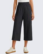 G4Free - G4Free Chillwhisp Lightweight Wide Leg Capris -GF26J900A001A-S-GF26J900A001B-M-GF26J900A001C-L-GF26J900A001D-XL-GF26J900A001E-XXL