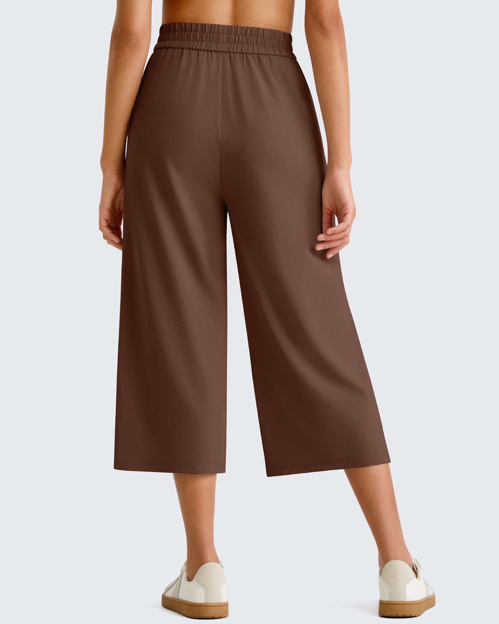 G4Free - G4Free Chillwhisp Lightweight Wide Leg Capris -GF26J900A001A-S-GF26J900A001B-M-GF26J900A001C-L-GF26J900A001D-XL-GF26J900A001E-XXL