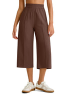 G4Free - G4Free Chillwhisp Lightweight Wide Leg Capris -GF26J900A001A-S-GF26J900A001B-M-GF26J900A001C-L-GF26J900A001D-XL-GF26J900A001E-XXL