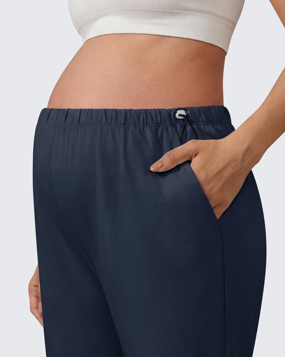 G4Free - G4Free Chillwhisp Maternity Wide Leg Pants – Adjustable Waist -GF26JY1021A001A-S-GF26JY1021A001B-M-GF26JY1021A001C-L-GF26JY1021A001D-XL-GF26JY1021A001E-XXL