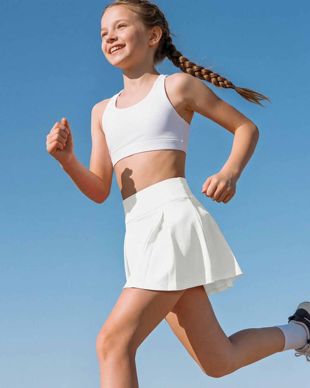 G4Free - G4Free Chillwhisp Pleated Tennis Skirt for Girls – High Waisted Skort with 4 Pockets -GF26HG946A001A-S-GF26HG946A001B-M-GF26HG946A001C-L-GF26HG946A001D-XL-GF26HG946A001E-XXL