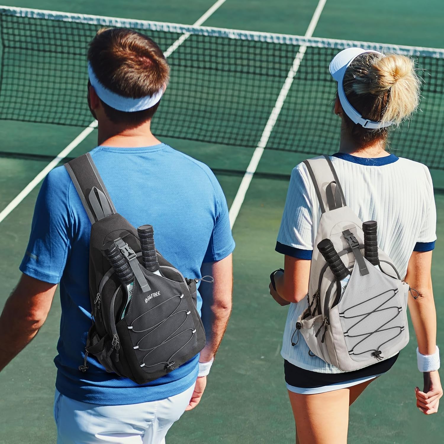 G4Free - G4Free Crossbody Sling Pickleball Paddle Bag -TN23B269D-TN24B387C-TN23B269C-TN23B269E-TN24B387A