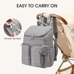 G4Free - G4Free Diaper Bag Backpack with Pacifier Case & Insulated Pockets -TN25B571C-TN25B571B-TN25B571A