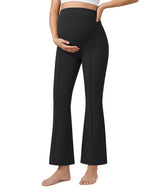 G4Free - G4Free EverGoing Maternity Flare Leggings with Pockets – Over the Belly 25'' -GF26AY1008A001A-S-GF26AY1008A001B-M-GF26AY1008A001C-L-GF26AY1008A001D-XL-GF26AY1008A001E-XXL