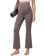 G4Free - G4Free EverGoing Maternity Flare Leggings with Pockets – Over the Belly 25'' -GF26AY1008A001A-S-GF26AY1008A001B-M-GF26AY1008A001C-L-GF26AY1008A001D-XL-GF26AY1008A001E-XXL