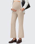 G4Free - G4Free EverGoing Maternity Flare Leggings with Pockets – Over the Belly 25'' -GF26AY1008A001A-S-GF26AY1008A001B-M-GF26AY1008A001C-L-GF26AY1008A001D-XL-GF26AY1008A001E-XXL