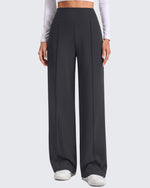 G4Free - G4Free EverGoing Wide Leg Yoga Pants High Waist Front Seam with Pockets -GF26J1005A001A-S-GF26J1005A001B-M-GF26J1005A001C-L-GF26J1005A001D-XL-GF26J1005A001E-XXL