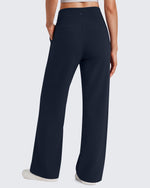 G4Free - G4Free EverGoing Wide Leg Yoga Pants High Waist Front Seam with Pockets -GF26J1005A001A-S-GF26J1005A001B-M-GF26J1005A001C-L-GF26J1005A001D-XL-GF26J1005A001E-XXL