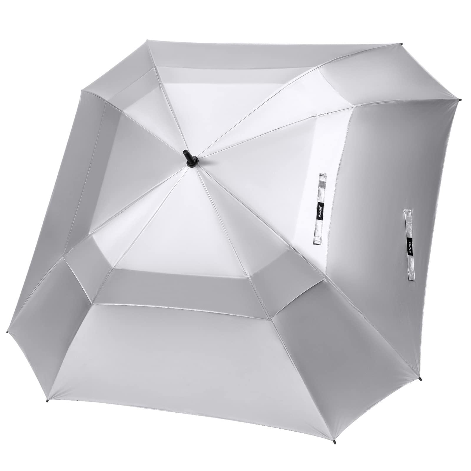 G4Free - G4Free Extra Large Golf Umbrella 62/68 inch Vented Square Umbrella -D02V717A