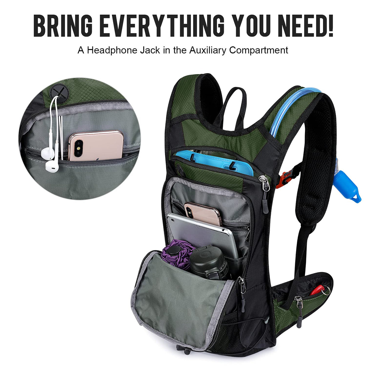 G4Free - G4Free Insulated Hydration Backpack Pack with 2L BPA -D02V741A-D02V741B-D02V741E