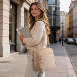 G4Free - G4Free Large Insulated Lunch Bag, Leakproof Quilted Lunch Box Women Men -TN25B590C-TN25B590A-TN25B590B