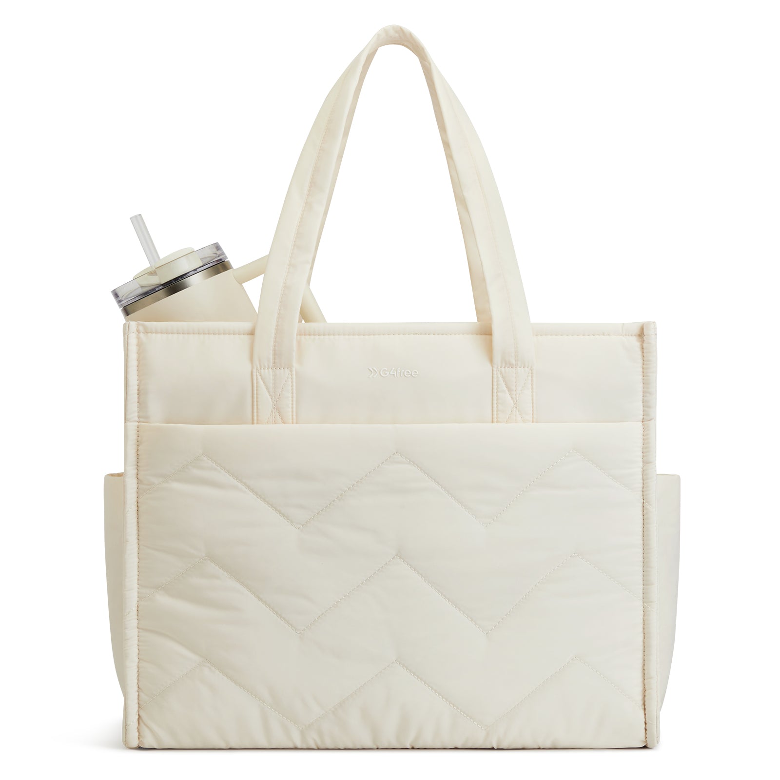 G4Free - G4Free Lightweight Quilted Tote with Laptop Compartment -TN25B591A-TN25B591B-TN25B591C-TN25B591D