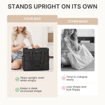 G4Free - G4Free Lightweight Quilted Tote with Laptop Compartment -TN25B591A-TN25B591B-TN25B591C-TN25B591D