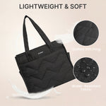 G4Free - G4Free Lightweight Quilted Tote with Laptop Compartment -TN25B591A-TN25B591B-TN25B591C-TN25B591D