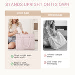 G4Free - G4Free Lightweight Quilted Tote with Laptop Compartment -TN25B591A-TN25B591B-TN25B591C-TN25B591D