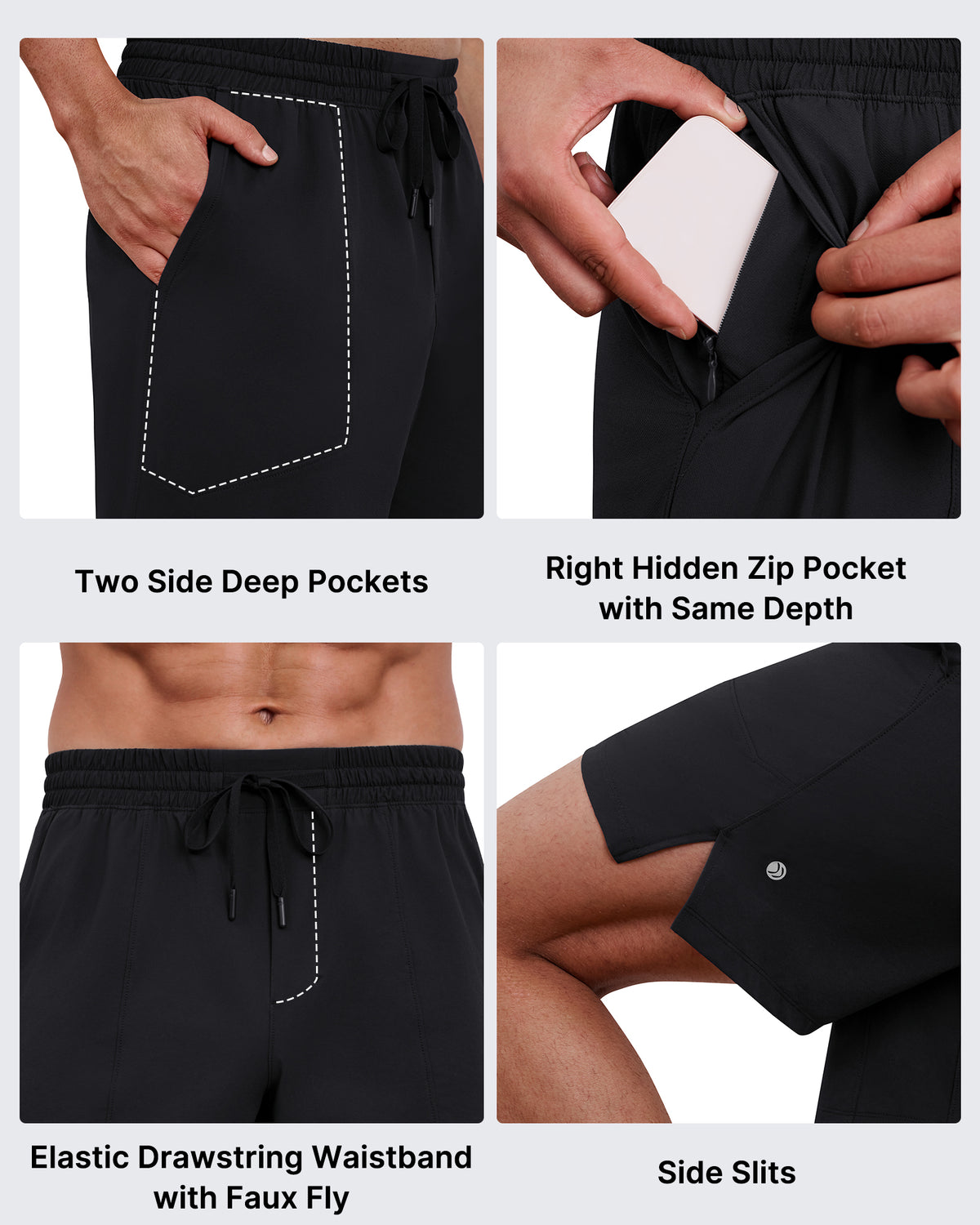 G4Free - G4Free Men's Hiking Shorts – Quick Dry -GF26EM893A001A-S-GF26EM893A001B-M-GF26EM893A001C-L-GF26EM893A001D-XL-GF26EM893A001E-XXL