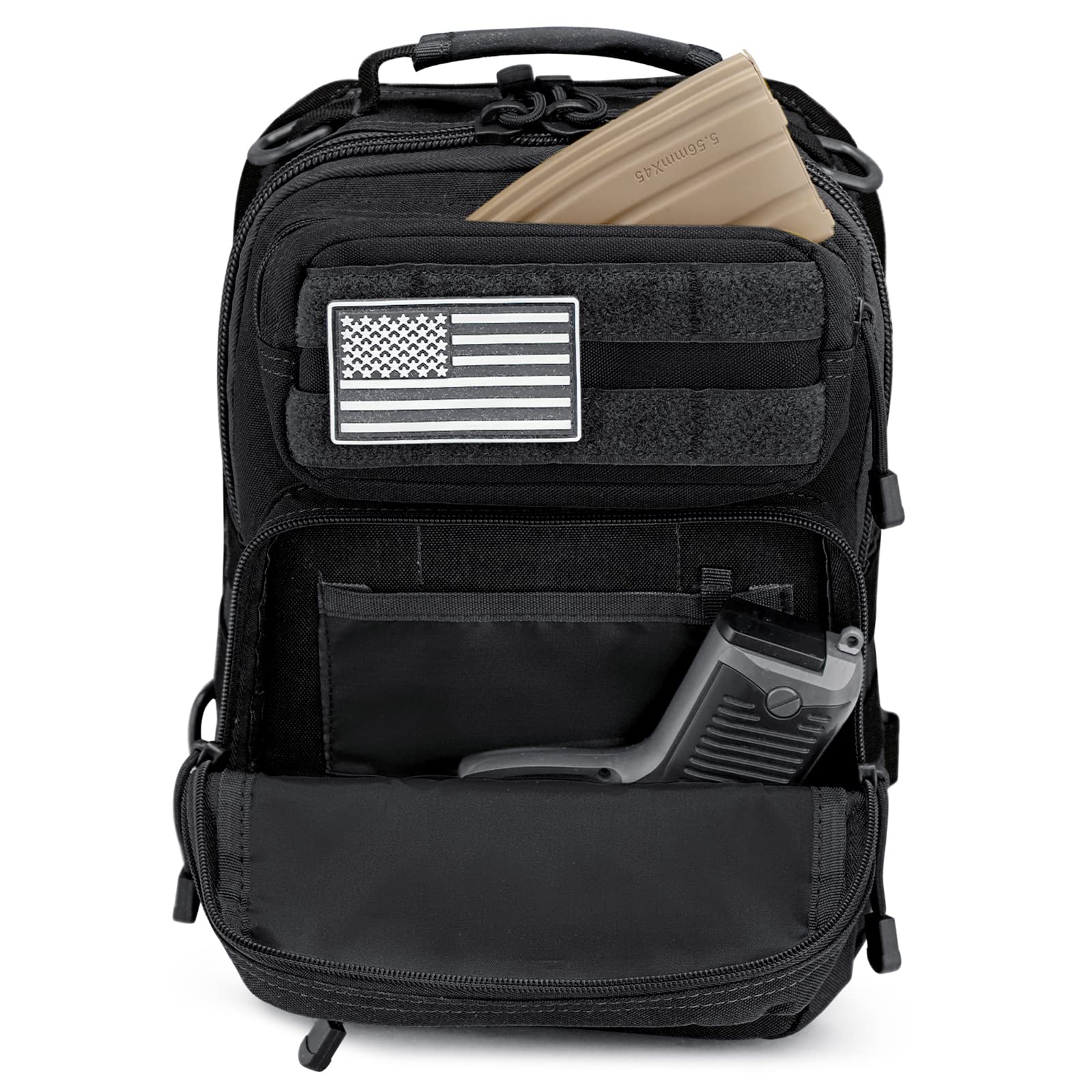 Military Rover Tactical Sling Bag - Durable Outdoor Shoulder Pack