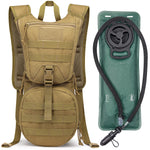 G4Free - G4Free Military Tactical Hydration Backpack with 3L Upgraded Bladder -D02V560A-D02V560B