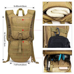 G4Free - G4Free Military Tactical Hydration Backpack with 3L Upgraded Bladder -D02V560A-D02V560B
